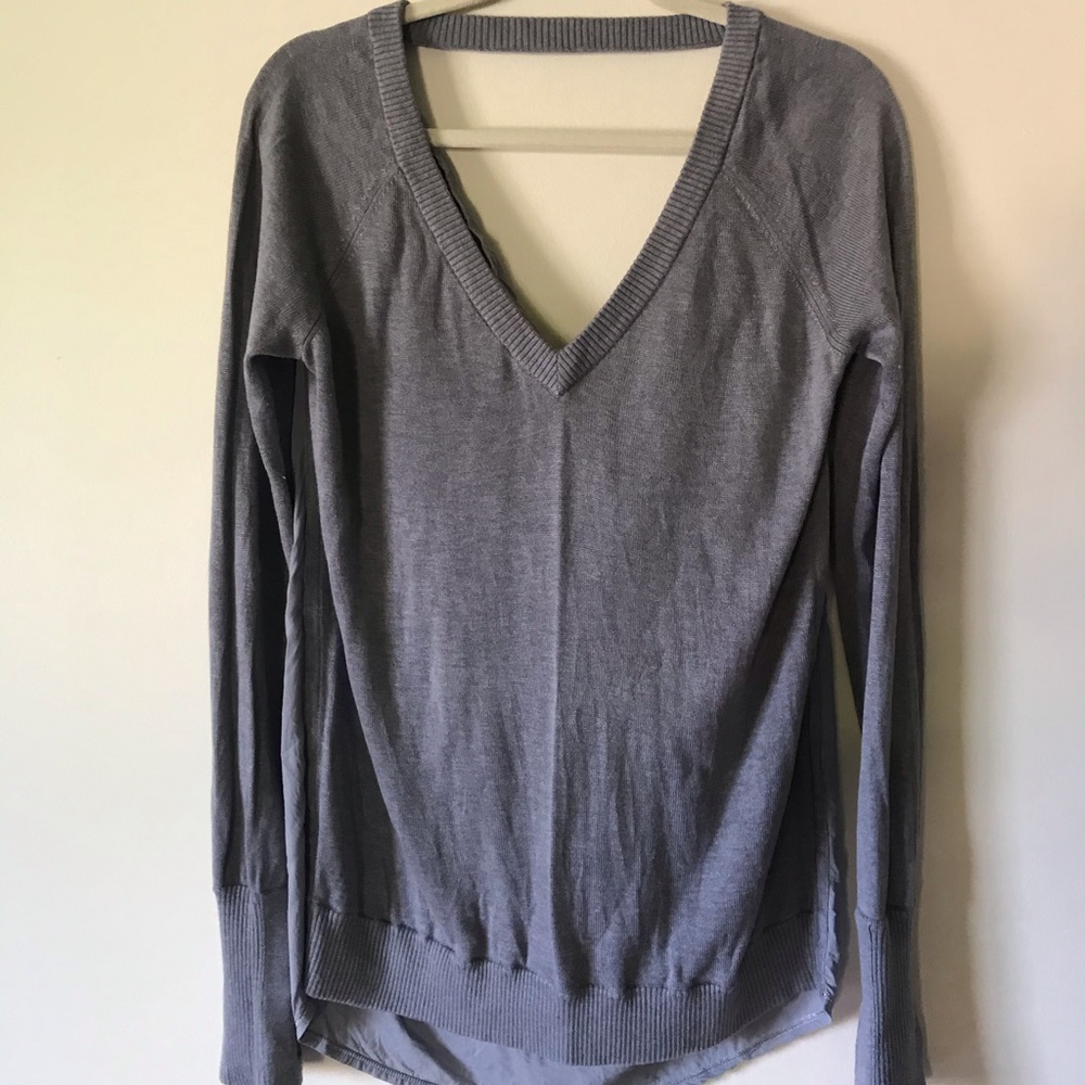 Lululemon Unity drape back sweater - Picture 1 of 5